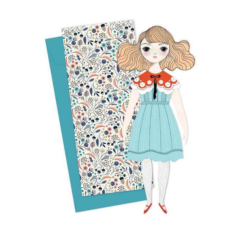 Mailable Paper Doll Card Magnolia