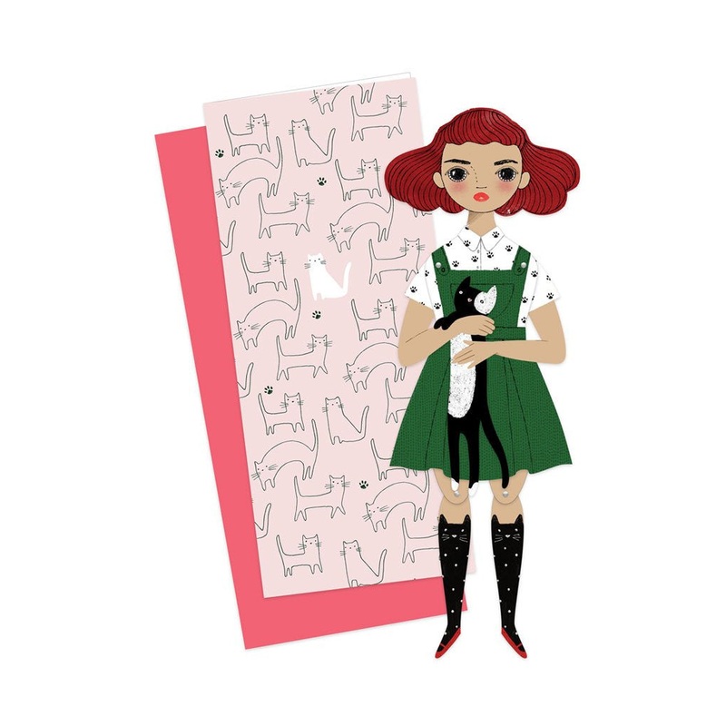 Mailable Paper Doll Card Penelope