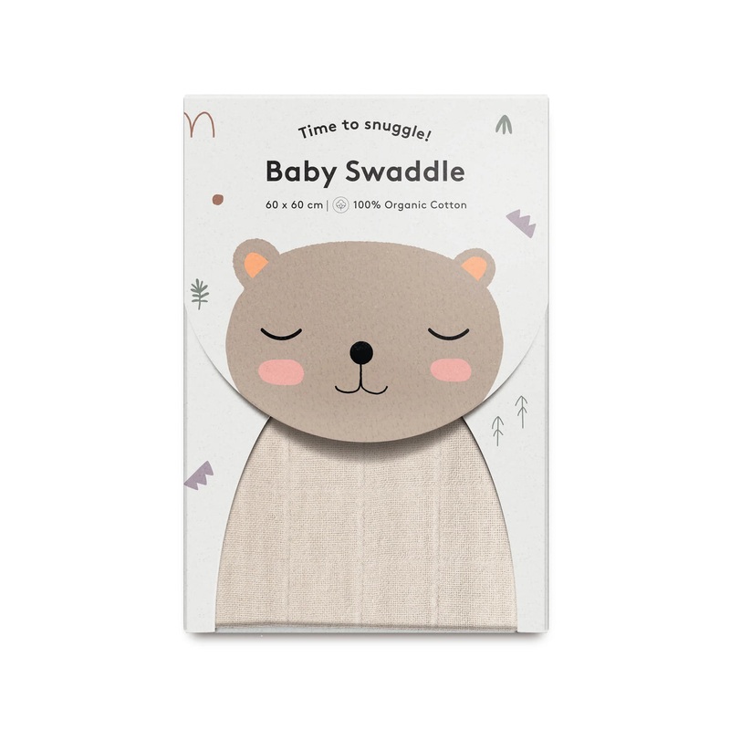 Mini Muslin Swaddle, Oat