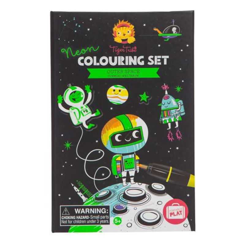 Neon Colouring Set – Outer Space