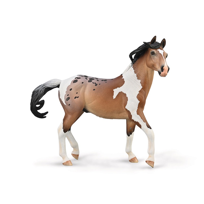 Mustang Stallion Bay Pintoloosa – Deluxe 1:12 Scale