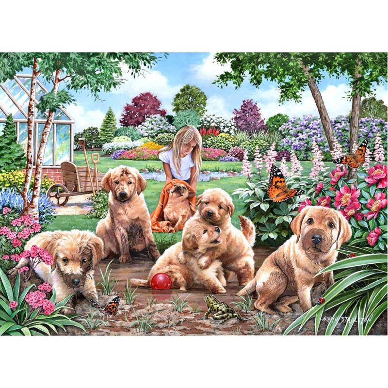 Mucky Pups – BIG 500 Piece Jigsaw Puzzle