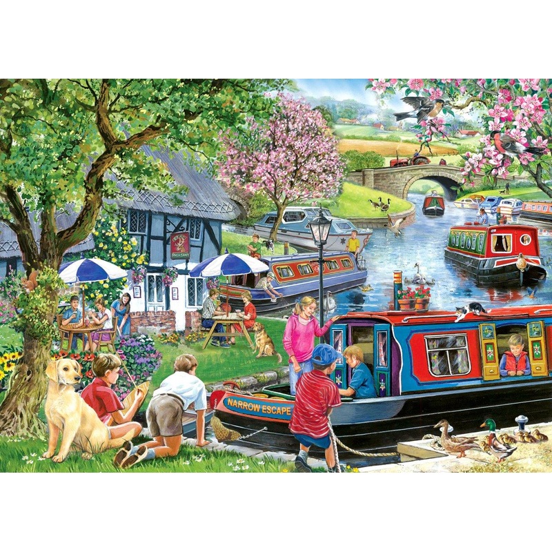 Narrow Escape – 1000 Piece Jigsaw Puzzle