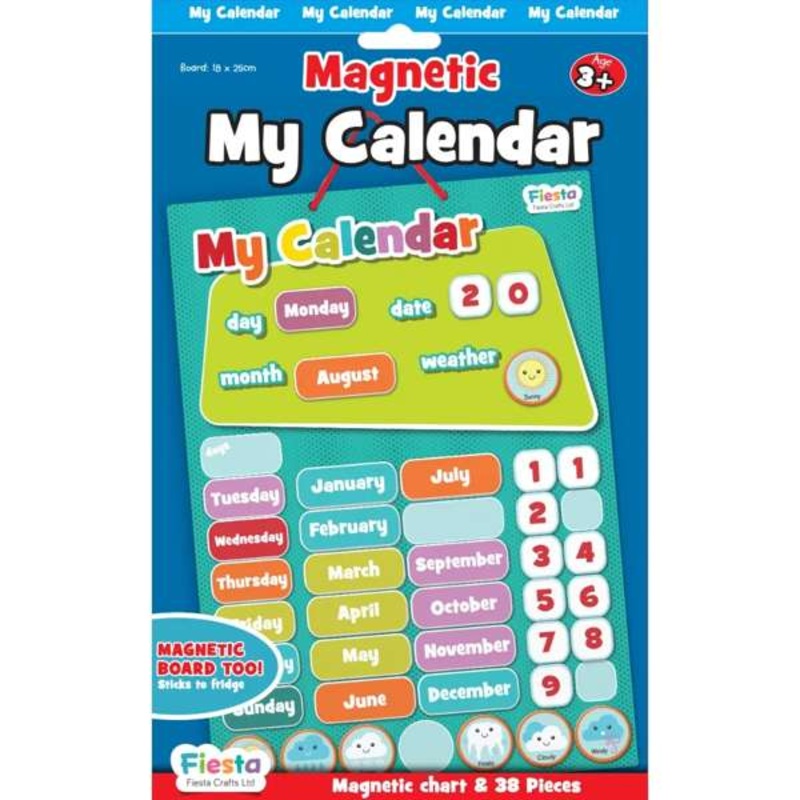 Magnetic My Calendar Blue – Small