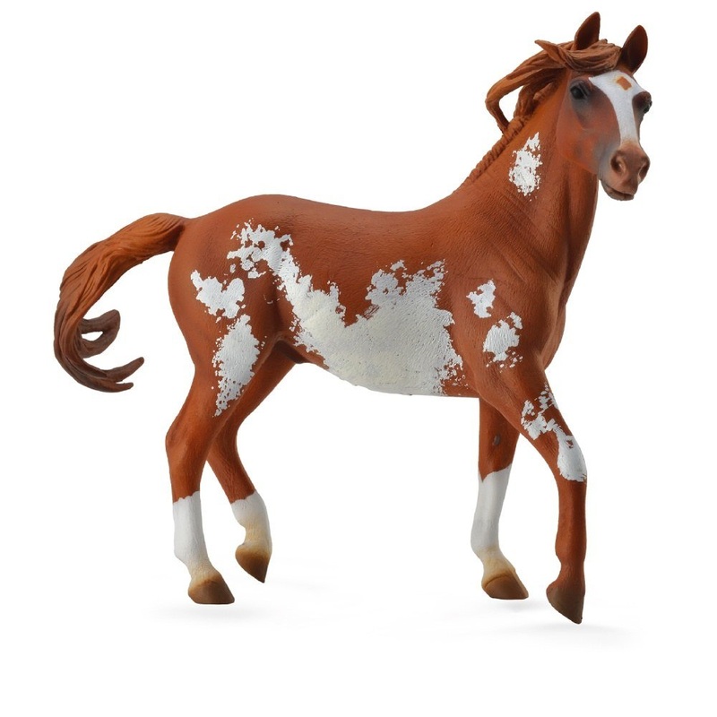 Mustang Stallion Chestnut Overo (Deluxe)
