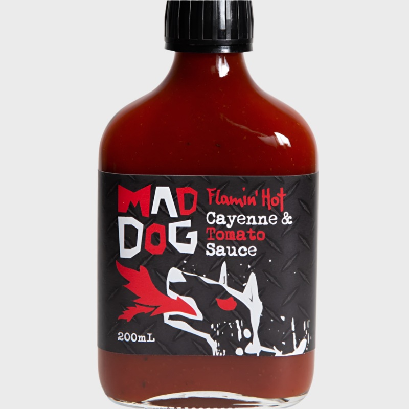 Mad Dog Flamin’ Hot Cayenne & Tomato Sauce