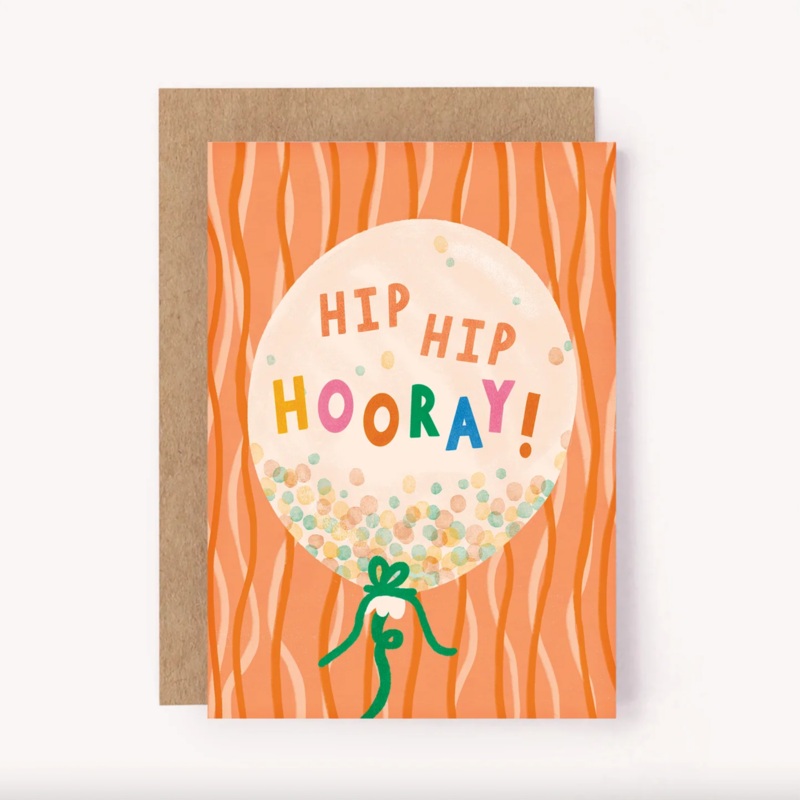 Greeting Card Hip Hip Hooray