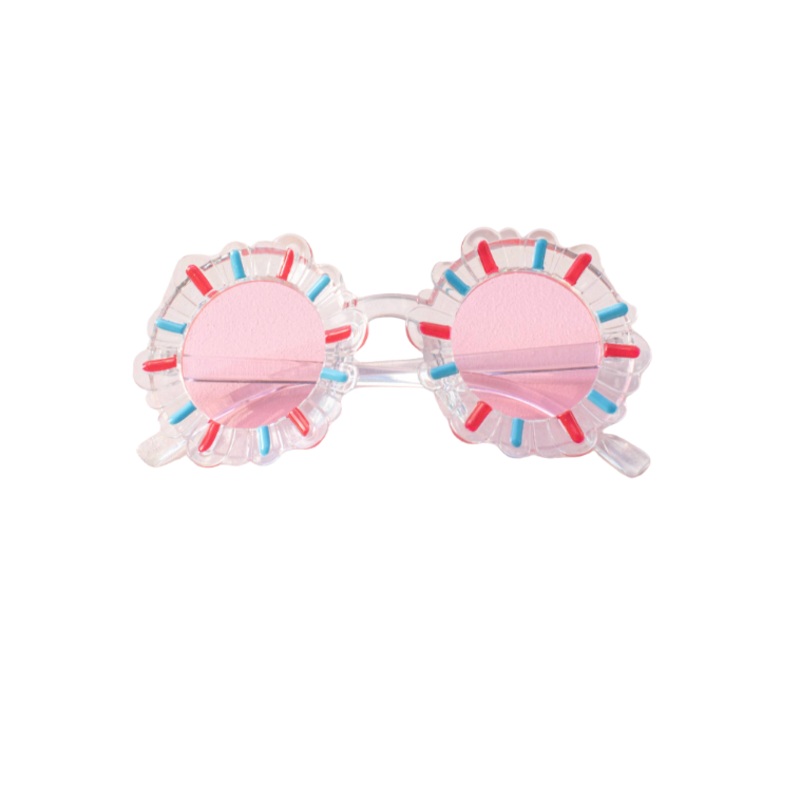 Kiddos Petals Sunglasses, Red, White & Blue