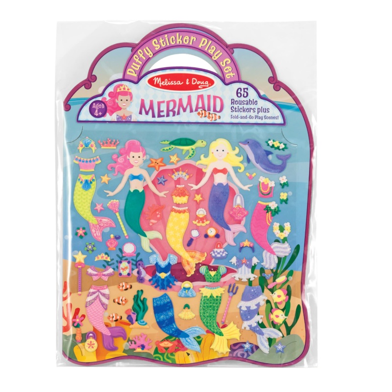 Puffy Sticker Play Set: Mermaid