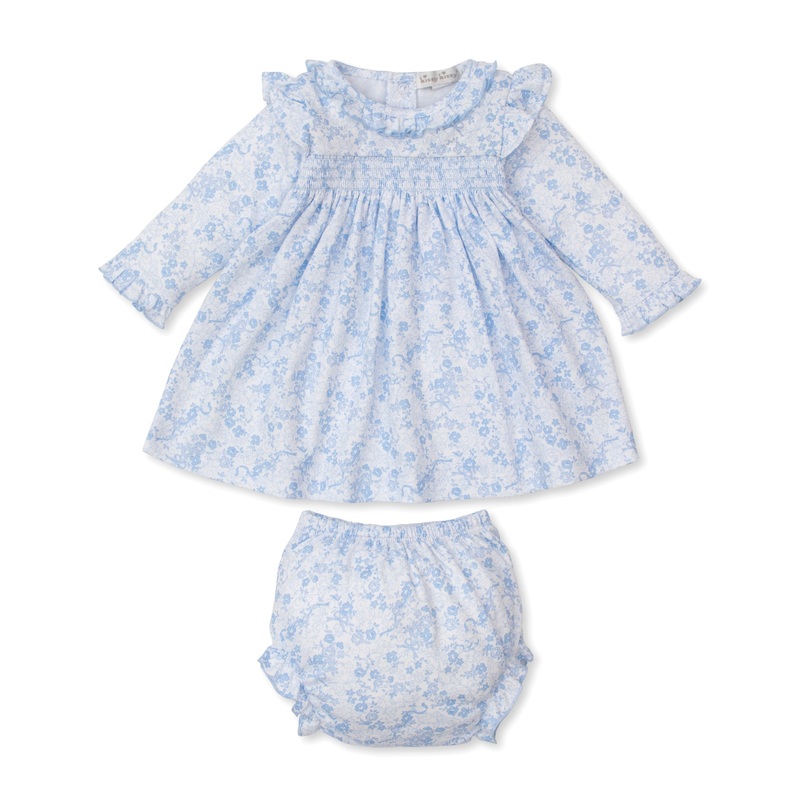 Smocked Dress Set, Old English Rose