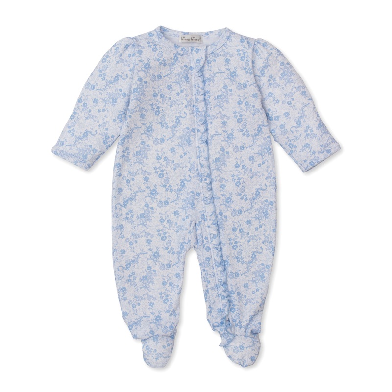 Zippered Footie, Old English Roses