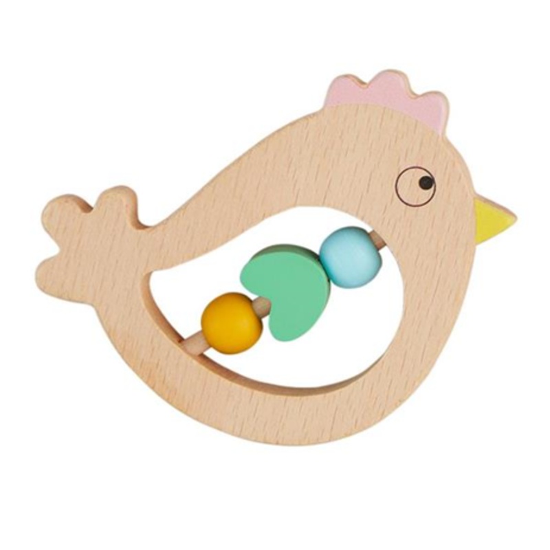 Bird Wooden Teething Rattle