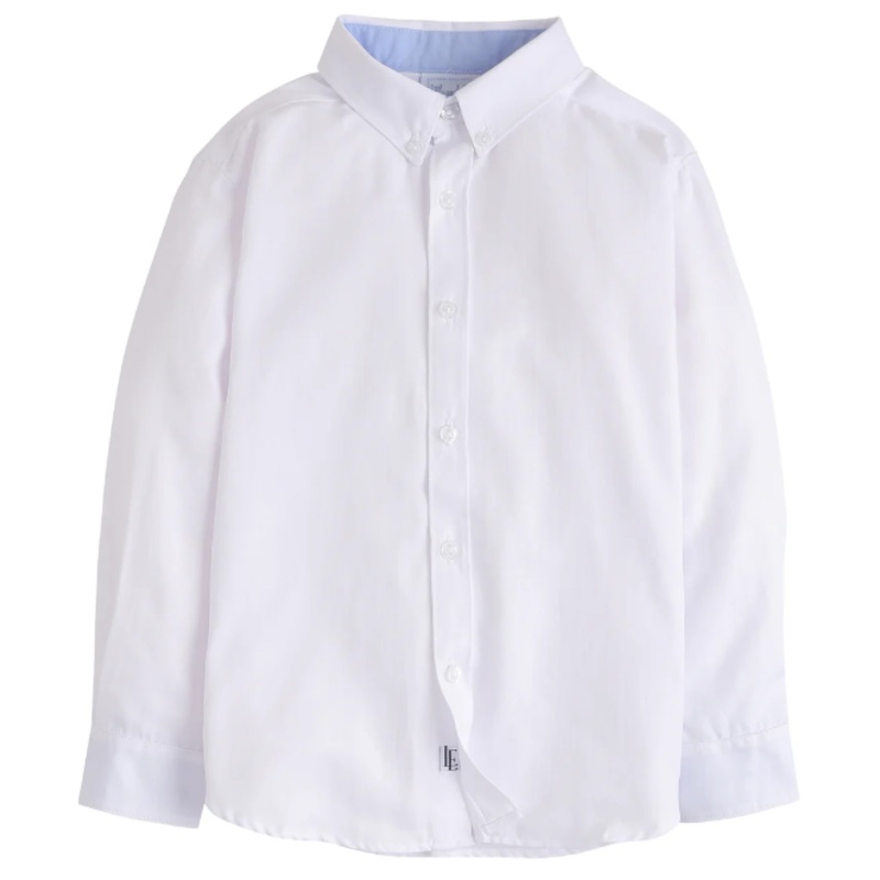 Button Down Shirt, White Oxford