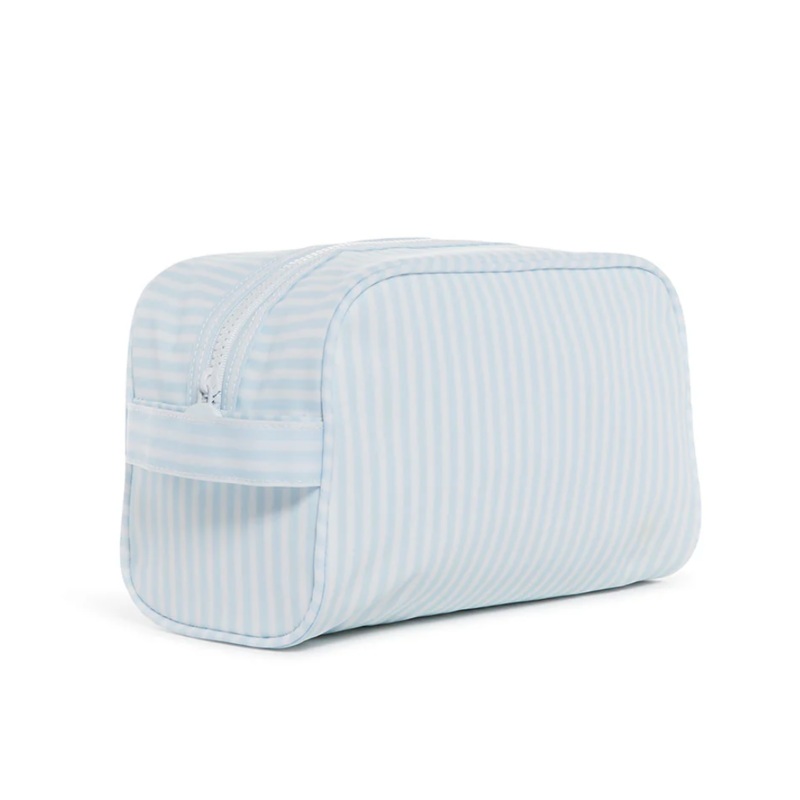 Stowaway Toiletry Bag, Pimlico Stripe Blue