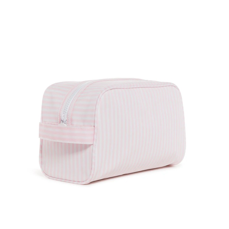 Stowaway Toiletry Bag, Pimlico Stripe Pink
