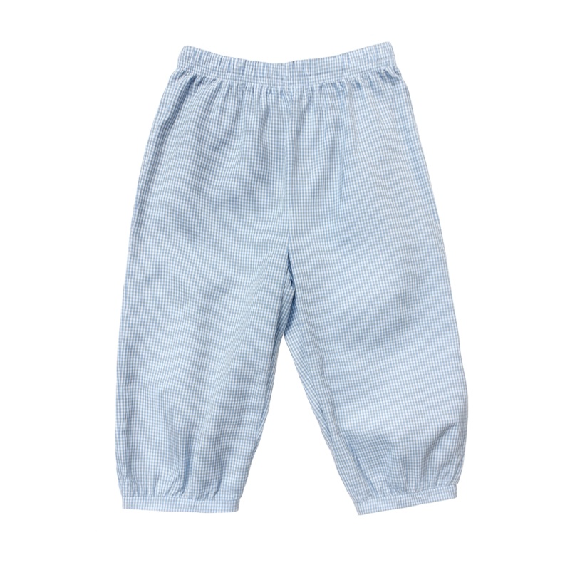 Adam Pants Medium Blue Mini Gingham