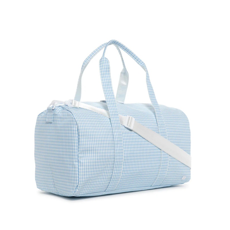 Weekender Duffel Bag, Mist Gingham