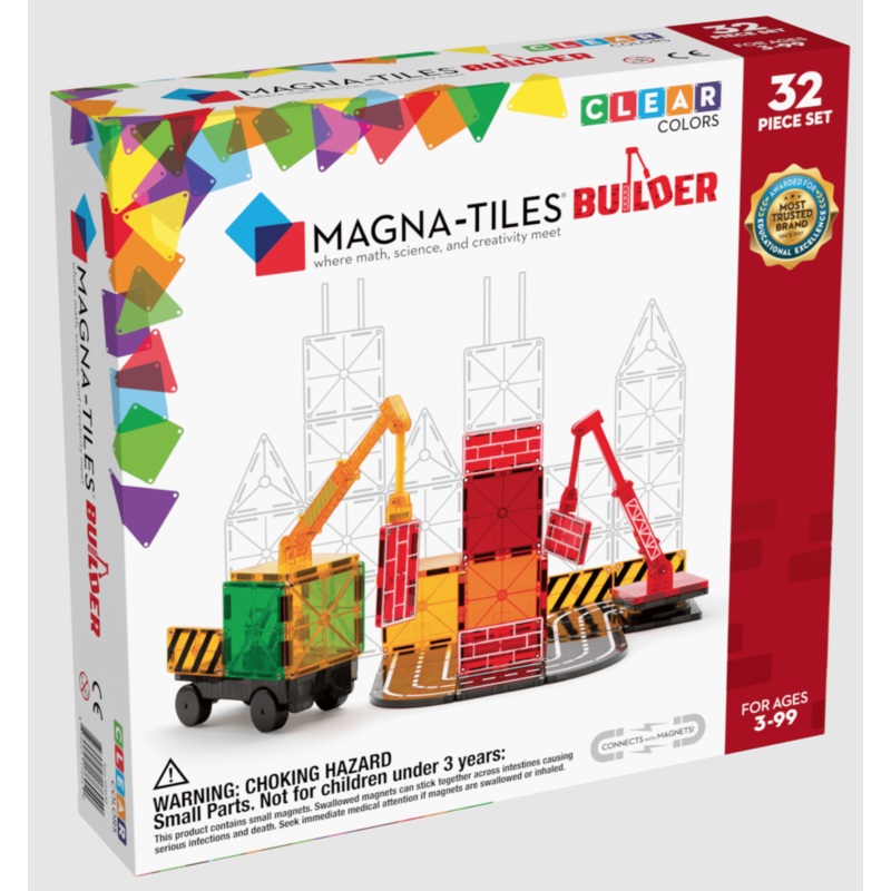 Magna-Tiles Builder 32 Piece Set