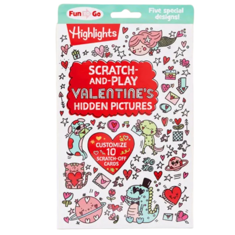 Scratch and Play Valentine’s Hidden Pictures