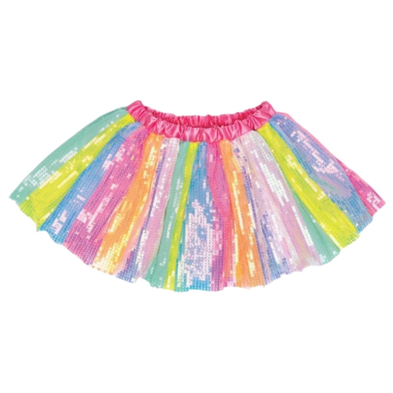 Stripy Sequins Skirt 4-6