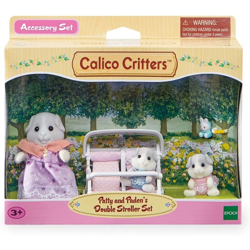 Calico Critters Patty & Paden’s Double Stroller