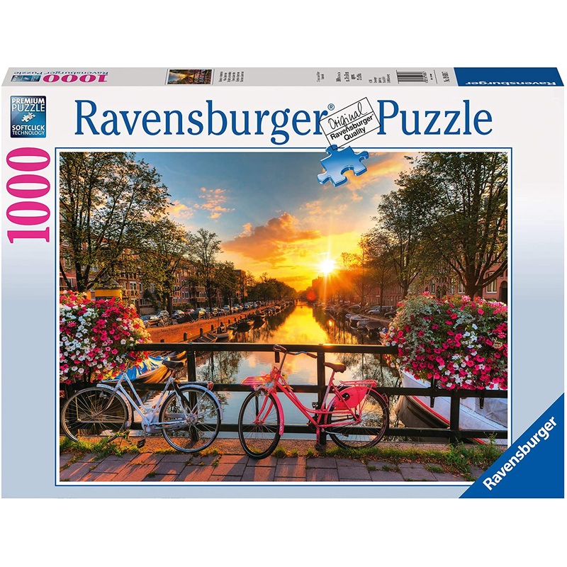Bicycles in Amsterdam 1000 Piece Puzzle