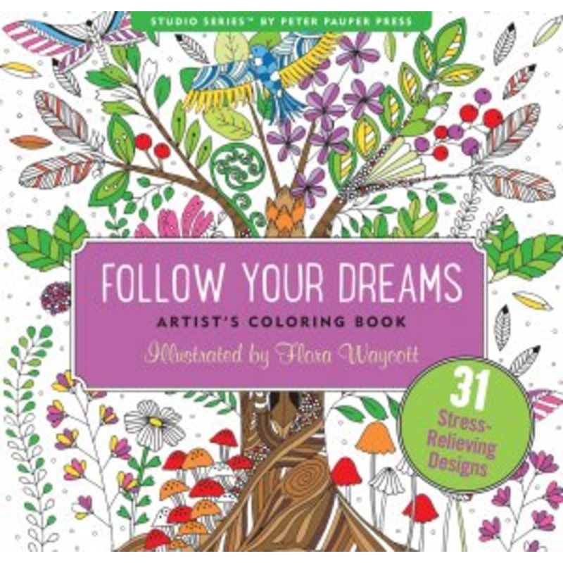 Follow Your Dreams Coloring Book