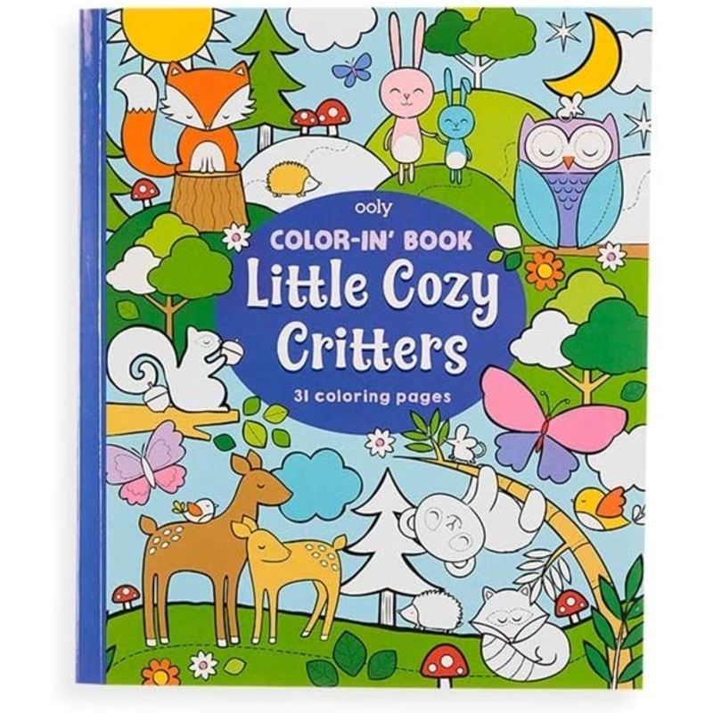 Little Cozy Critters Color-In’ Book