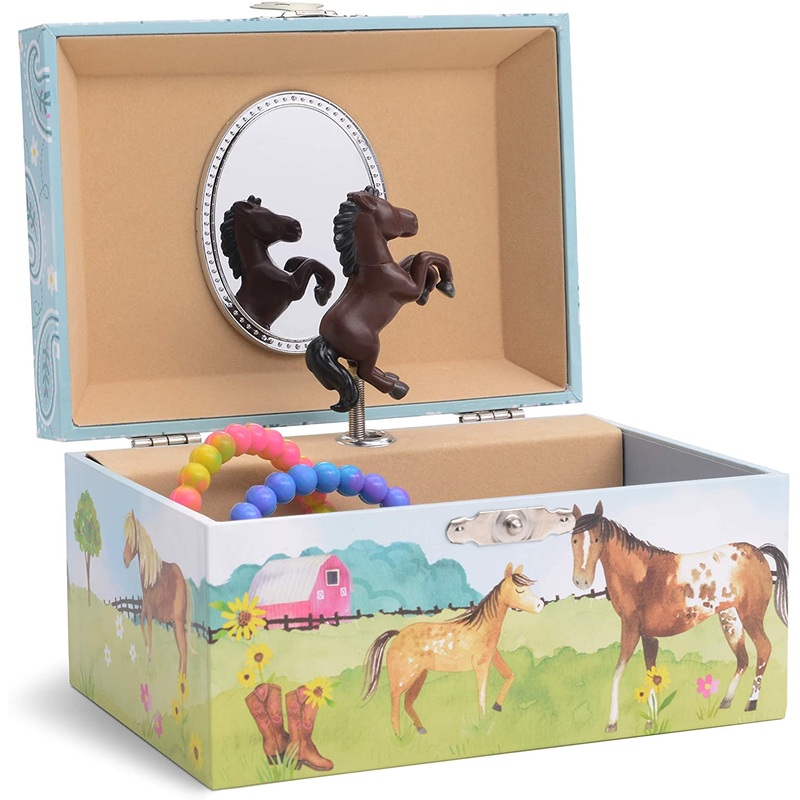Horse Musical Jewelry Box