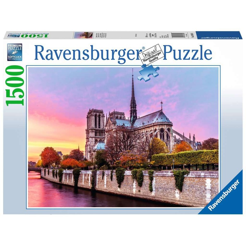 Picturesque Notre Dame 1500 Piece Puzzle