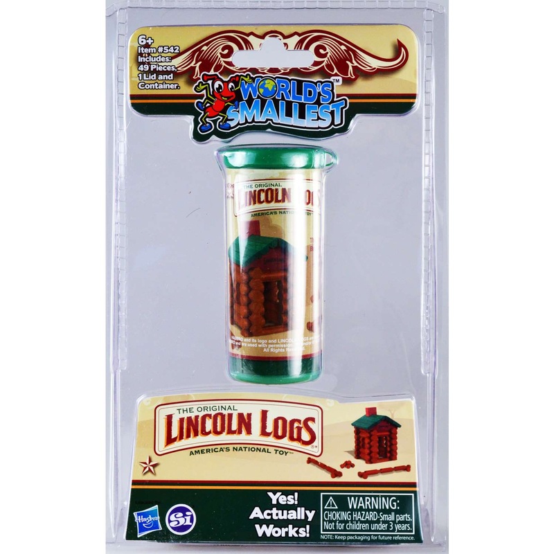 Lincoln Logs World’s Smallest