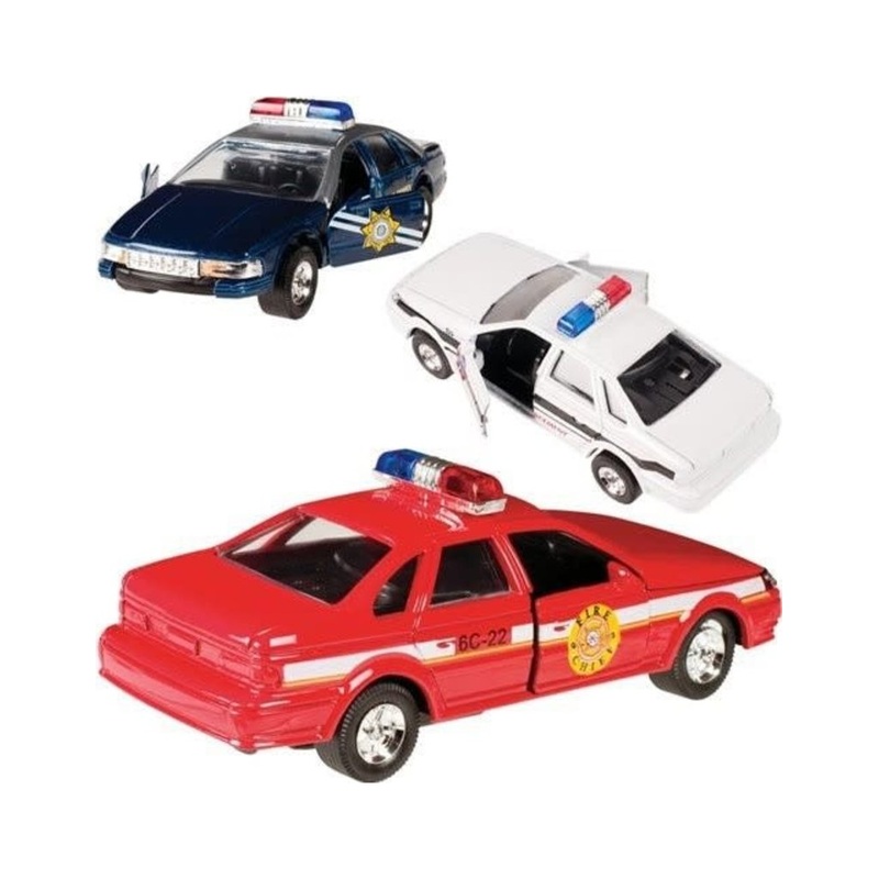Pull Back Patrol Car