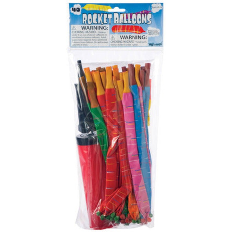 Rocket Balloons with Pump