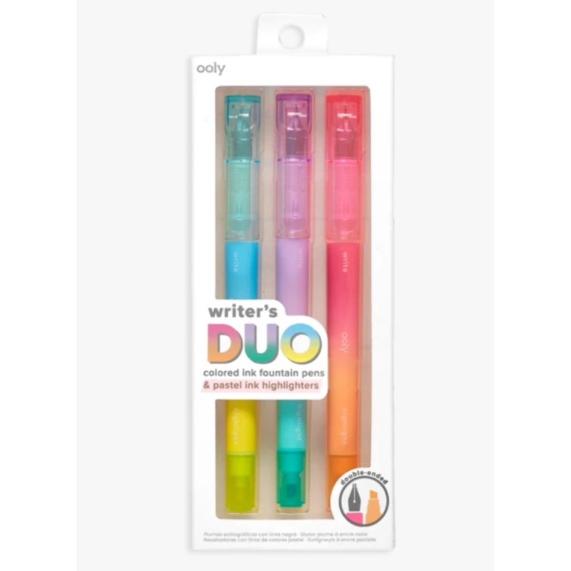 Writer’s Duo Fountain Pen & Highlighters