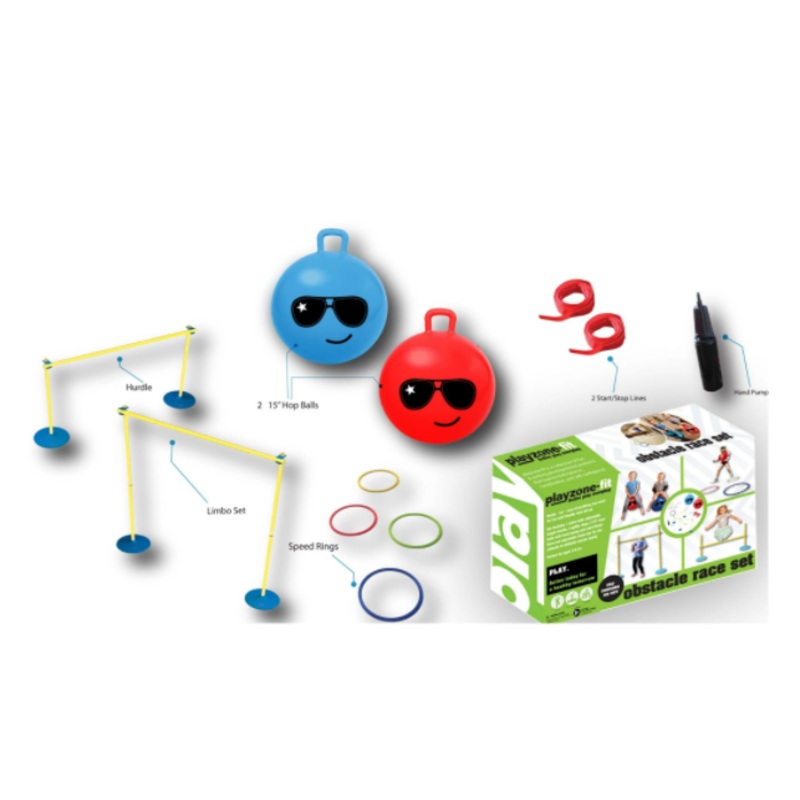 Playzone Obstacle Course Race Set