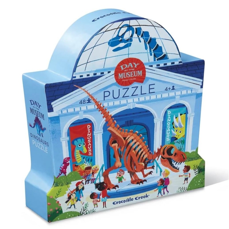 Day at the Dinosaur Museum 48 Piece Puzzle Puzzle