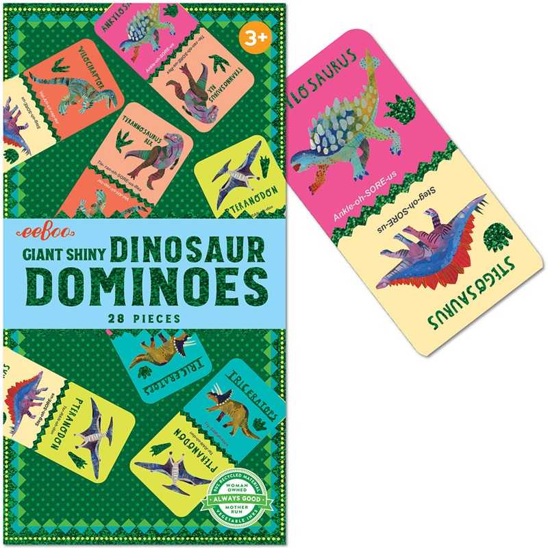 Giant Shiny Dinosaur Dominos
