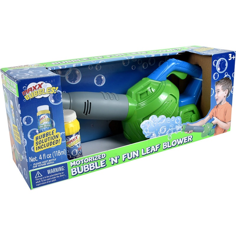 Maxx Bubbles Motorized Bubble ‘N’ Fun Leaf Blower