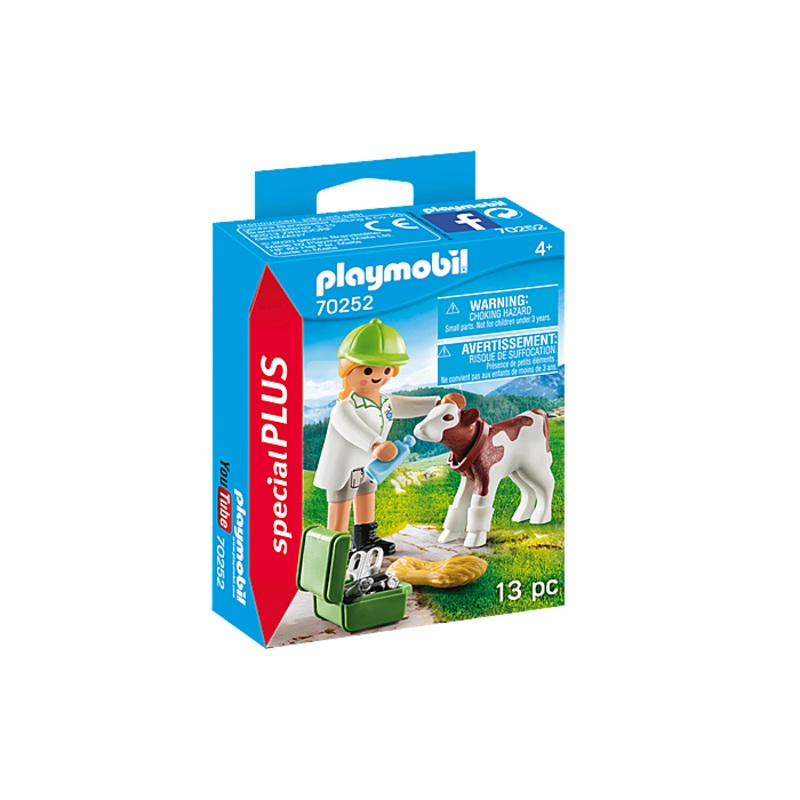 Playmobil Vet with Calf