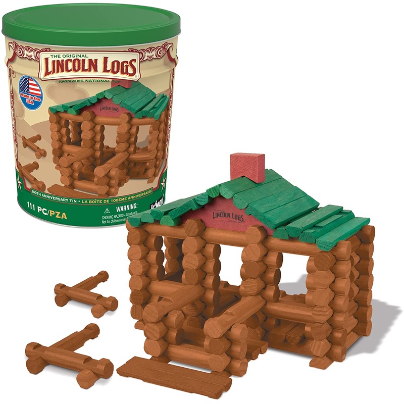 Lincoln Logs 100th Anniversary Tin
