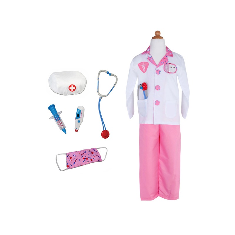 Doctor Costume Pink