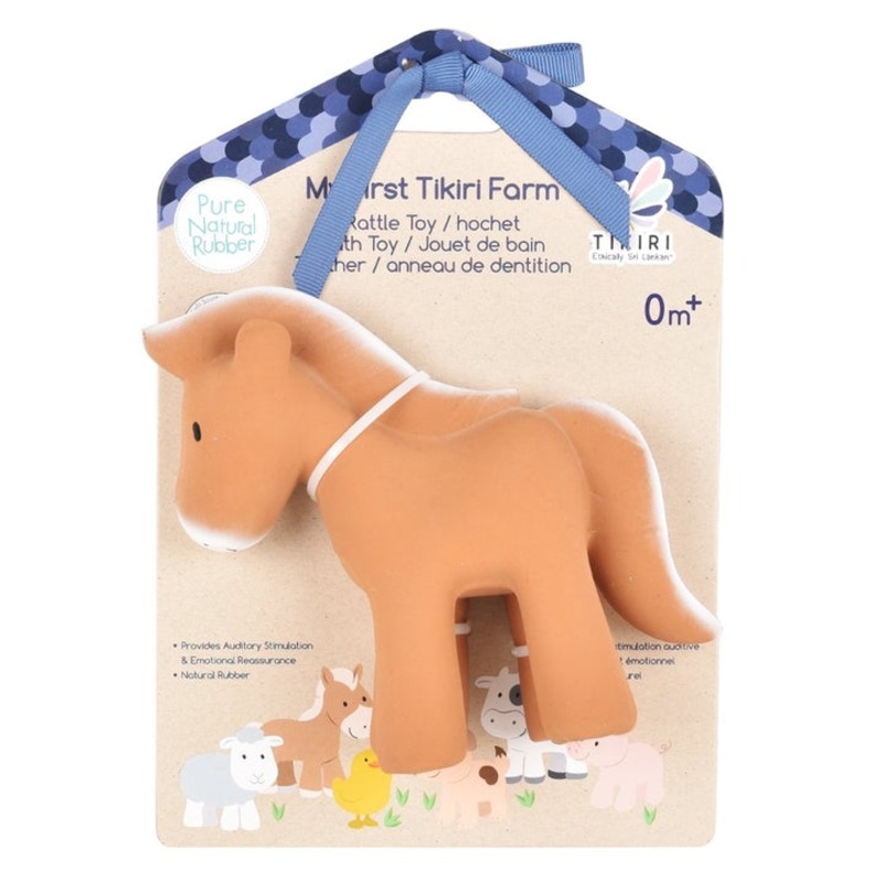 Horse Teether Rattle Toy