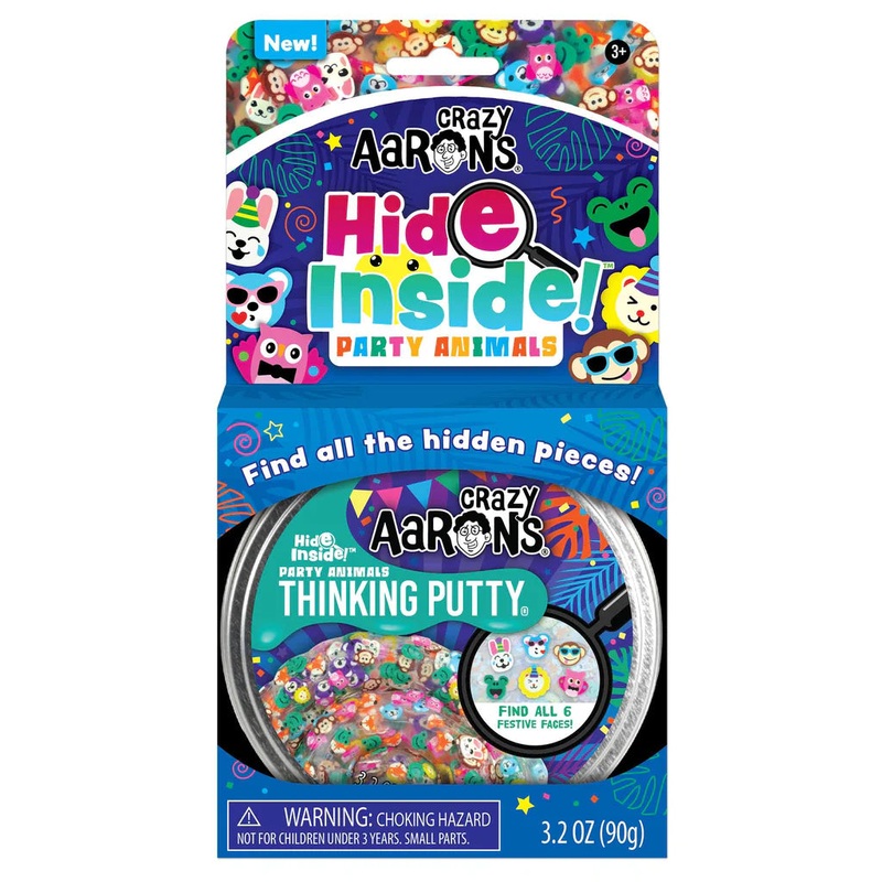 Hide Inside! Party Animal Thinking Putty
