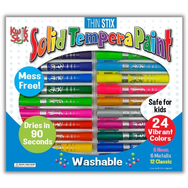 Kwikstix Thin Stix 24pk Tempera Paint