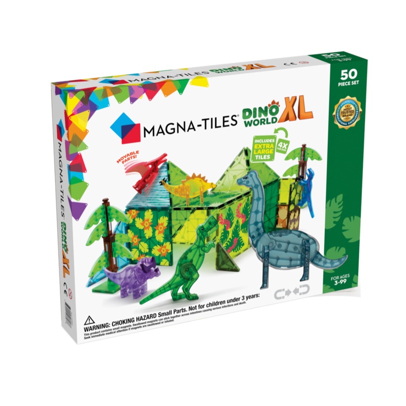 Magna-Tiles Dino World XL 50 Piece