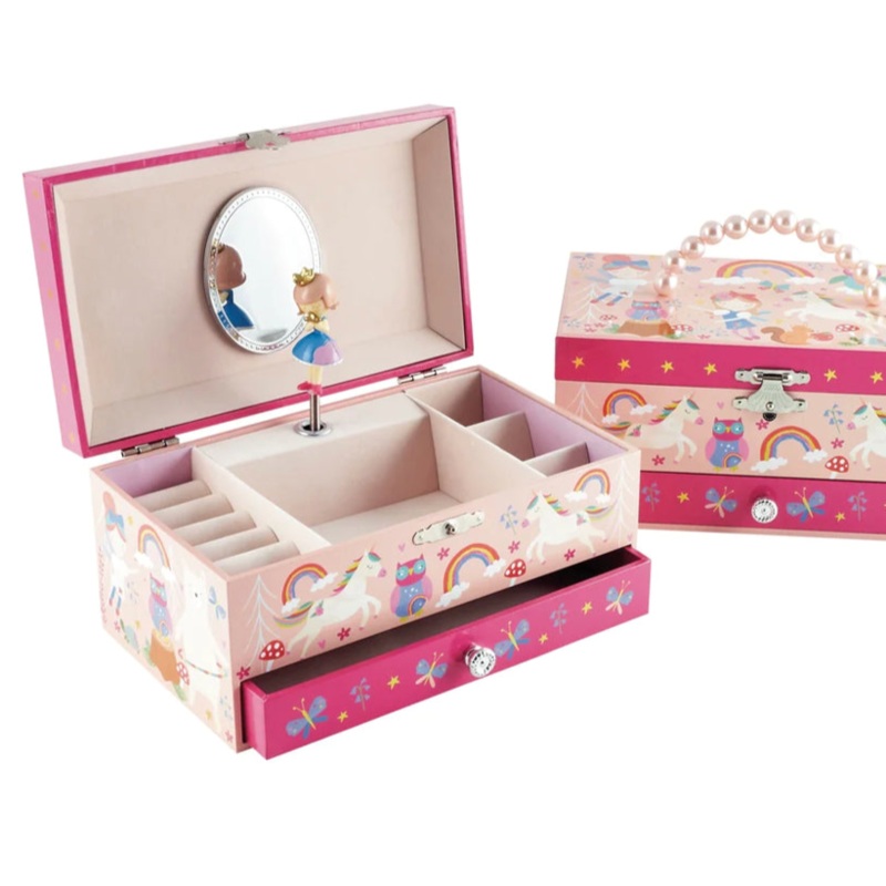 Rainbow Woodland Jewelry Box