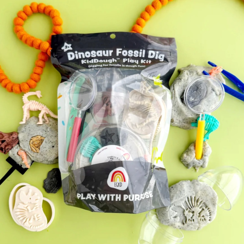 Dinosaur Fossil Dig Play Dough Kit
