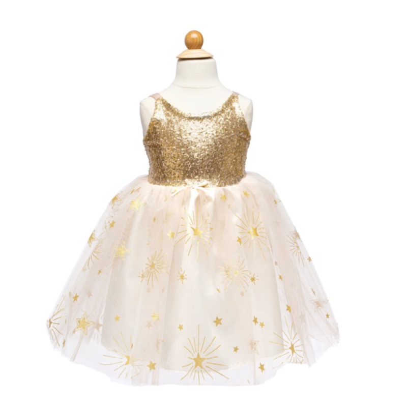 Golden Glam Party Dress