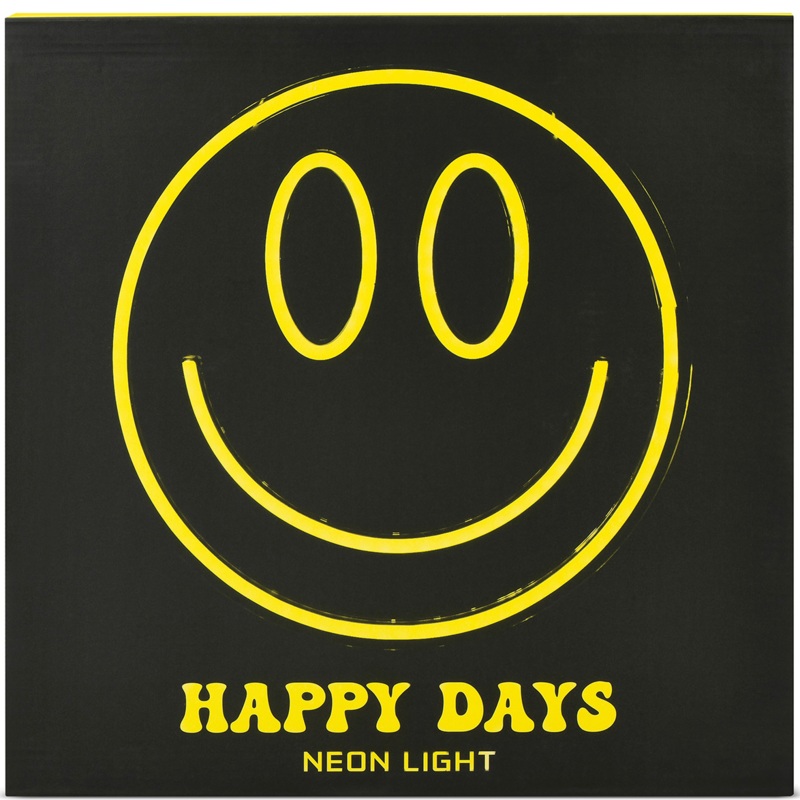 Happy Days Smiley Face Neon Light