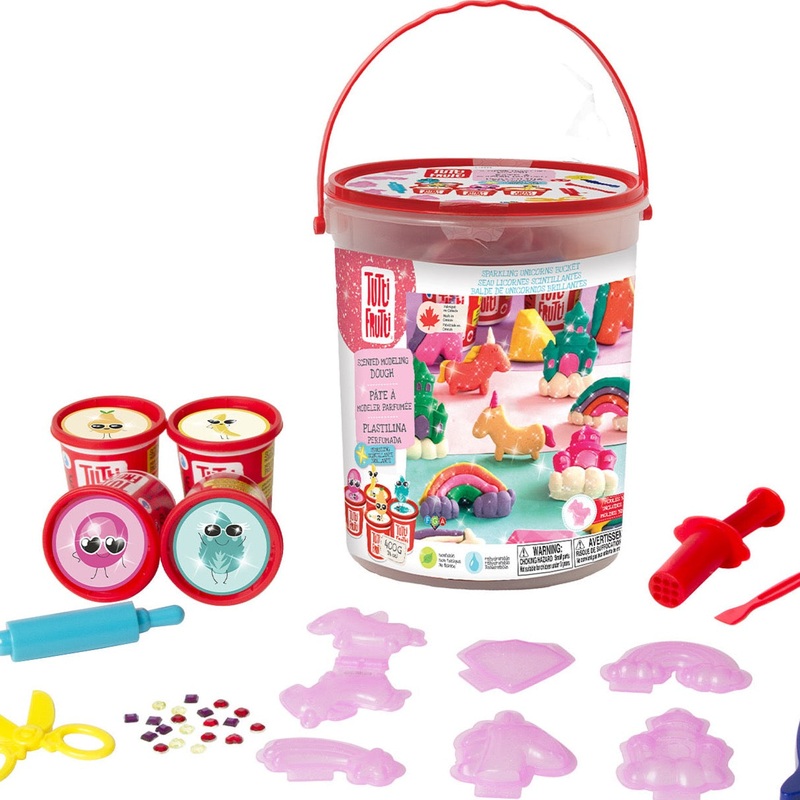 Tutti Frutti Dough Kit – Sparkling Unicorns Bucket